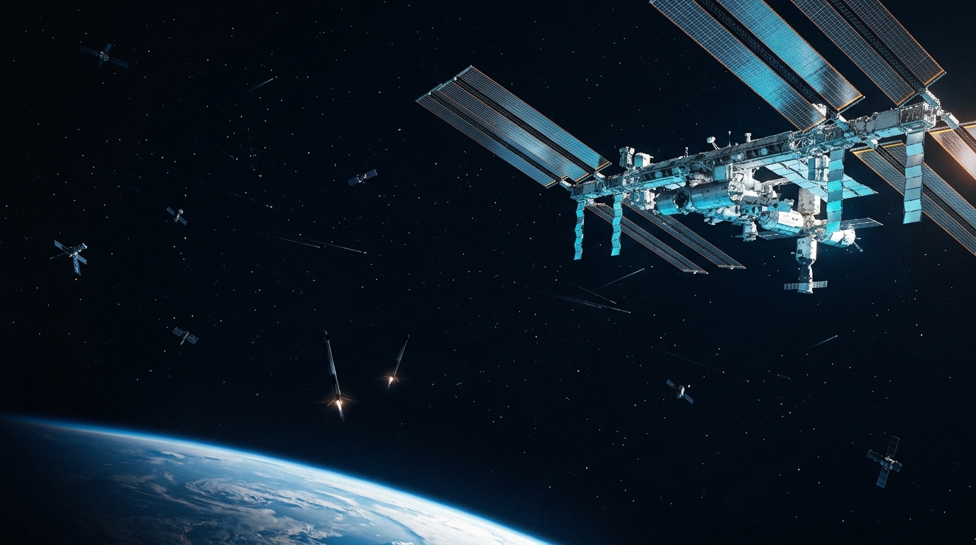 700 vuelos de Falcon y un cielo cada vez más lleno: qué significa para ver la ISS