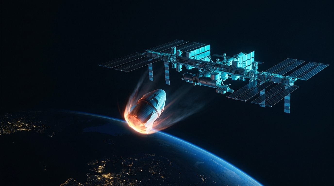 Basura espacial con ciencia: la ISS prueba escudos térmicos al destruir su carguero