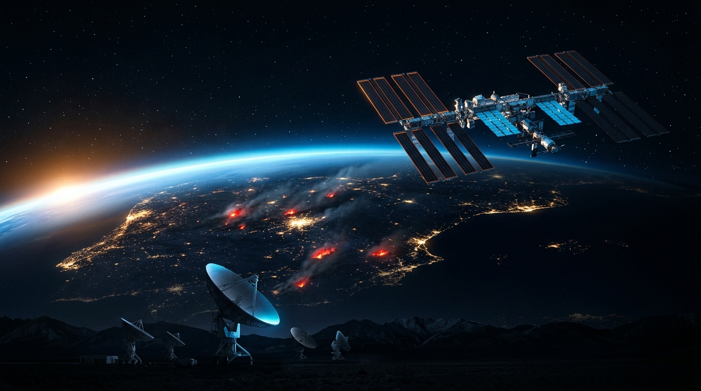 Incendios en España y antenas de la NASA: así protegen el rastreo de la ISS
