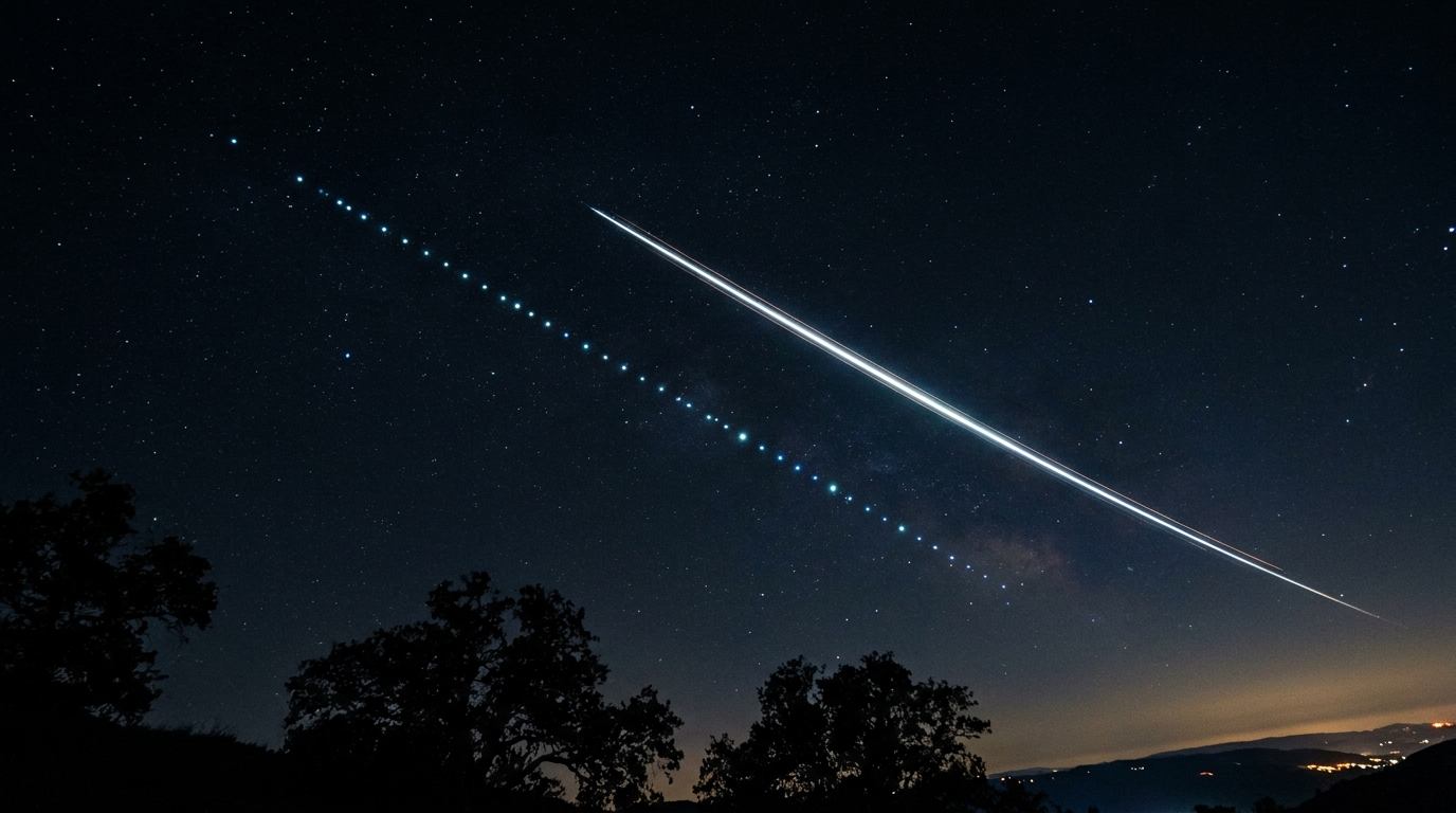 SpaceX lanza 24 satélites Starlink desde California: cómo identificarlos junto a la ISS